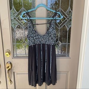 Free People Black Sequin Dress